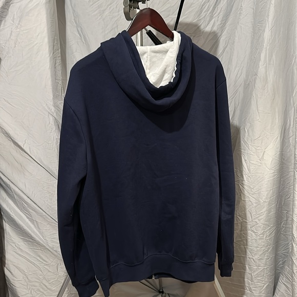 Penn State University Zip Up Hoodie - Navy and White embroidered - Picture 3 of 5